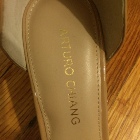 Chic Beige Arturo Chiang Wedges Size 9.5 - Picture 14 of 15